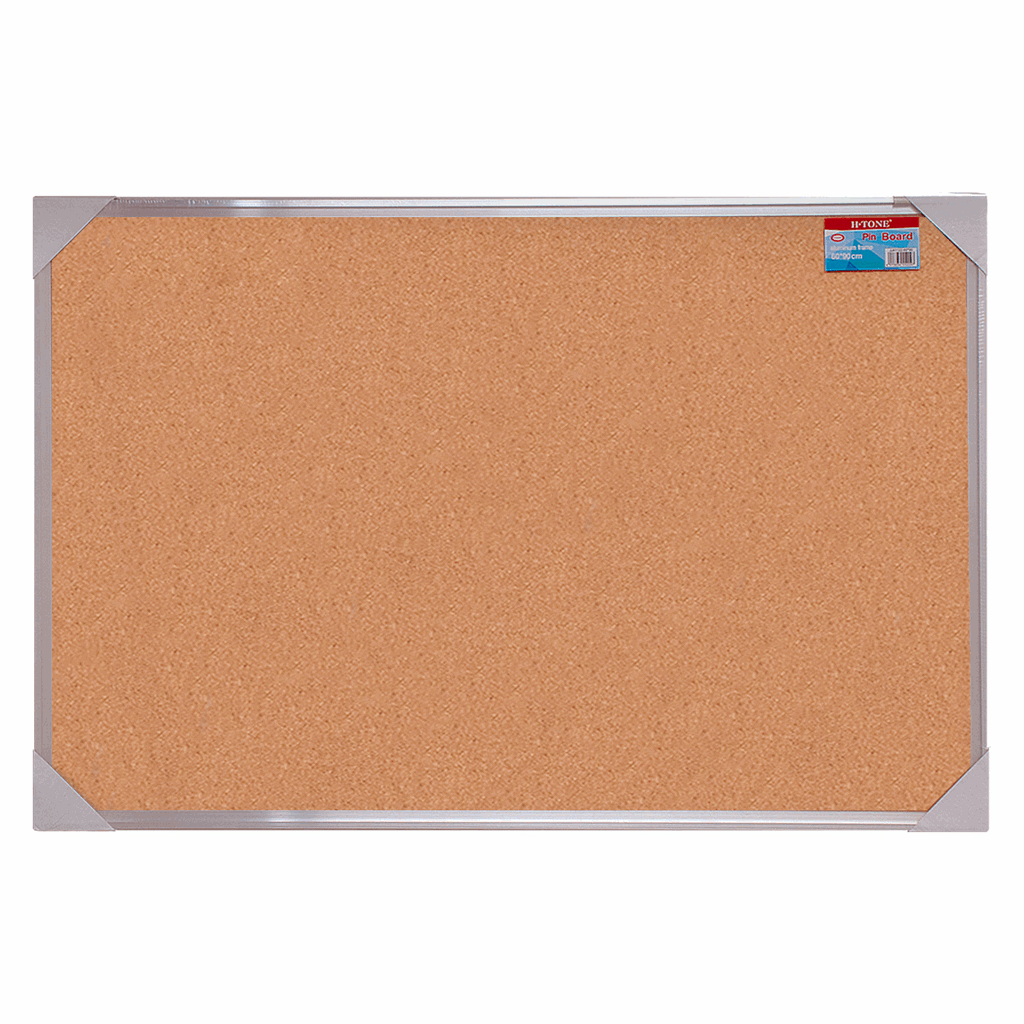 Дошка коркова 60х90 см, алюмінієва рамка H-Tone (JJ41122-3)